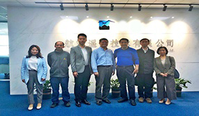 南京師范大學(xué)閭國年教授，親臨飛燕航空遙感進(jìn)行技術(shù)交流