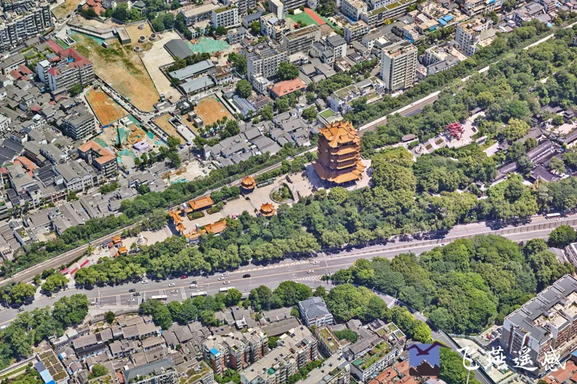 一樓一閣，均以數(shù)字化方式呈現(xiàn)——實(shí)景三維“復(fù)刻”大美武漢